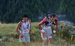 Iker Karrera y Kilian Jornet en el UTMB 2011 (Foto: Organización)